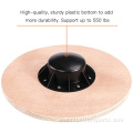 Oem Round Curvy Yoga Wobble Wood Balance Board